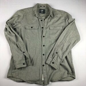 H&M L.O.G.G. Cotton  Shirt Men's Size Large Grey Long Sleeve